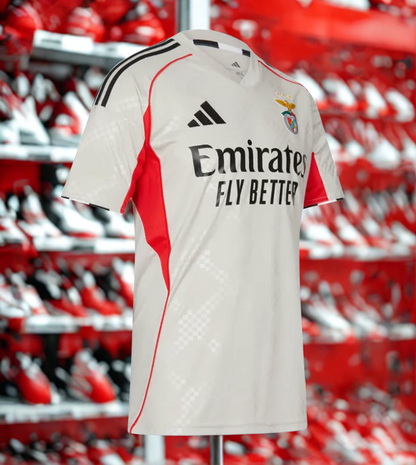 Camiseta Reserva do Benfica 2025-2026 - Adidas (Linha Premium)