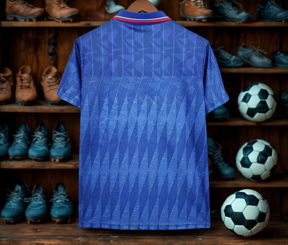 Camiseta Retrô do Chelsea 1989 - Edição Comemorativa (Patrocínio Commodore)