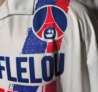 Camiseta Retrô do PSG 1990 - Edição Histórica (Patrocínios Alain Afflelou & RTL)