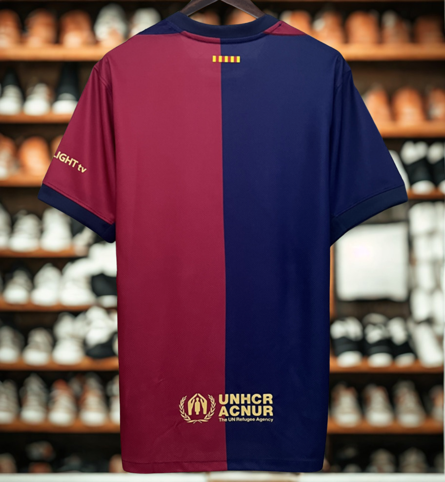 Camisa FC Barcelona x Travis Scott Edição Limitada – O Clássico! 🔥